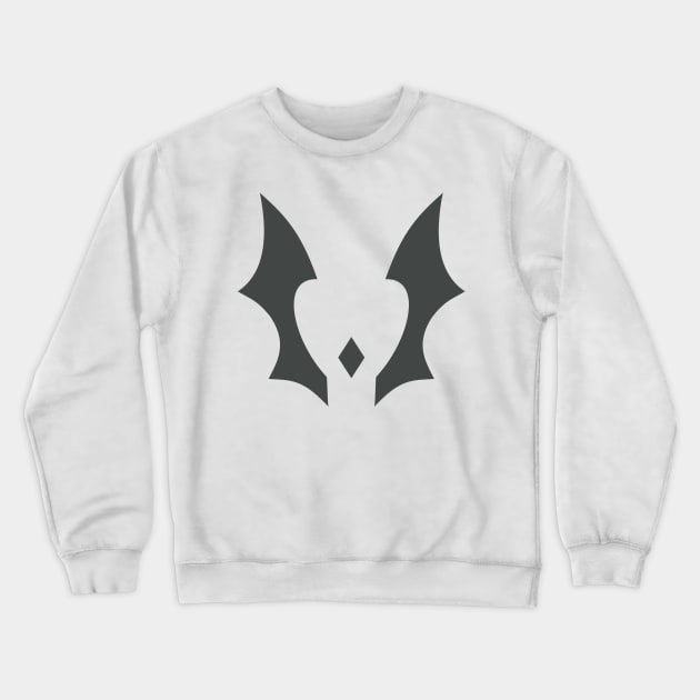 Gray Three Pronged Horde Crewneck Sweatshirt by Xelina